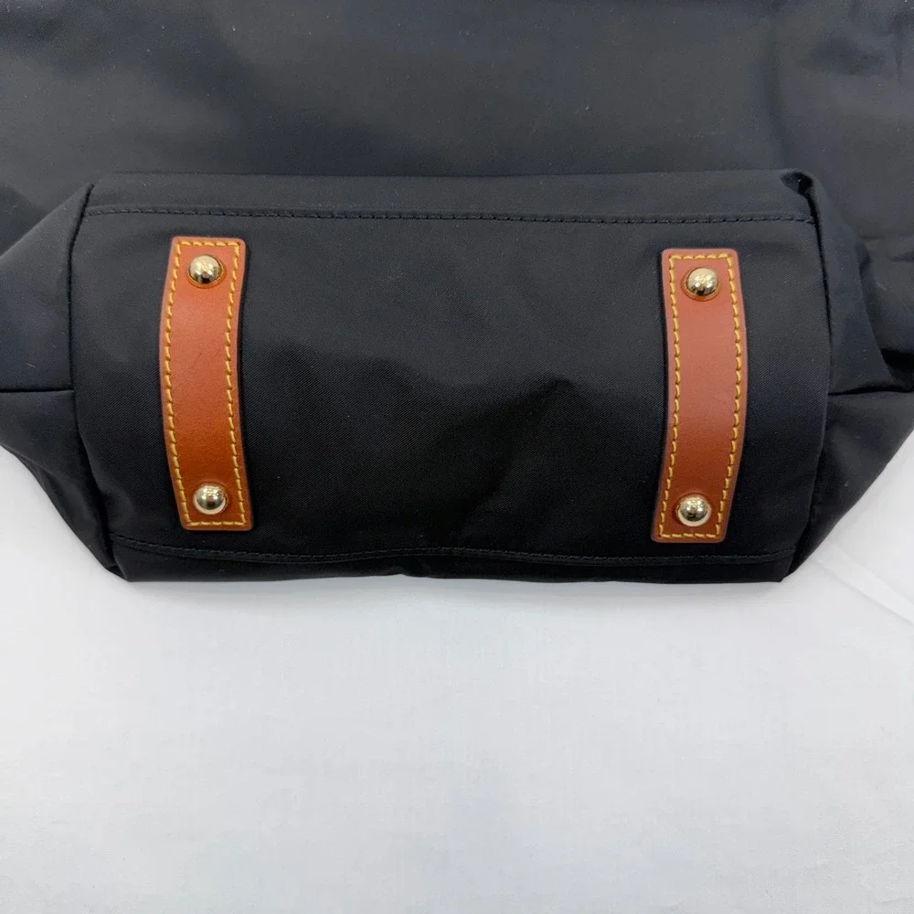 Dooney‎ & Bourke Wayfarer Small Hobo Crossbody Bag Nylon All Weather Black Purse